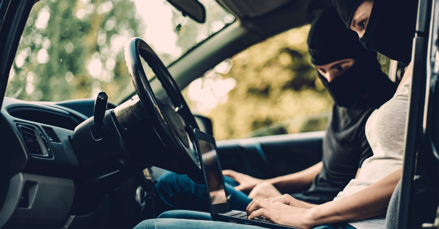 Car Thieves using the CANbus to hack into the vehicle to unlock it