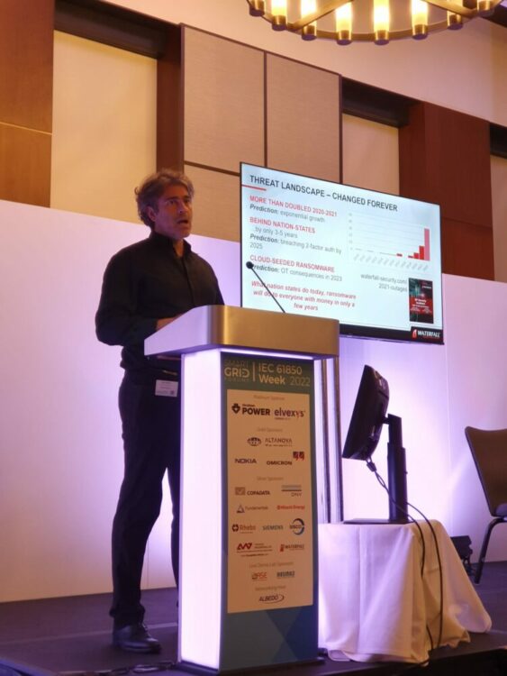 Jesus talks power grid cyber security and IEC 61850 at Smart Grid in October 2022