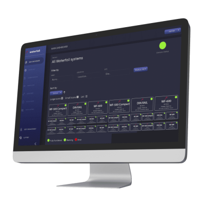 Waterfall Central OT Security Device Dashboard